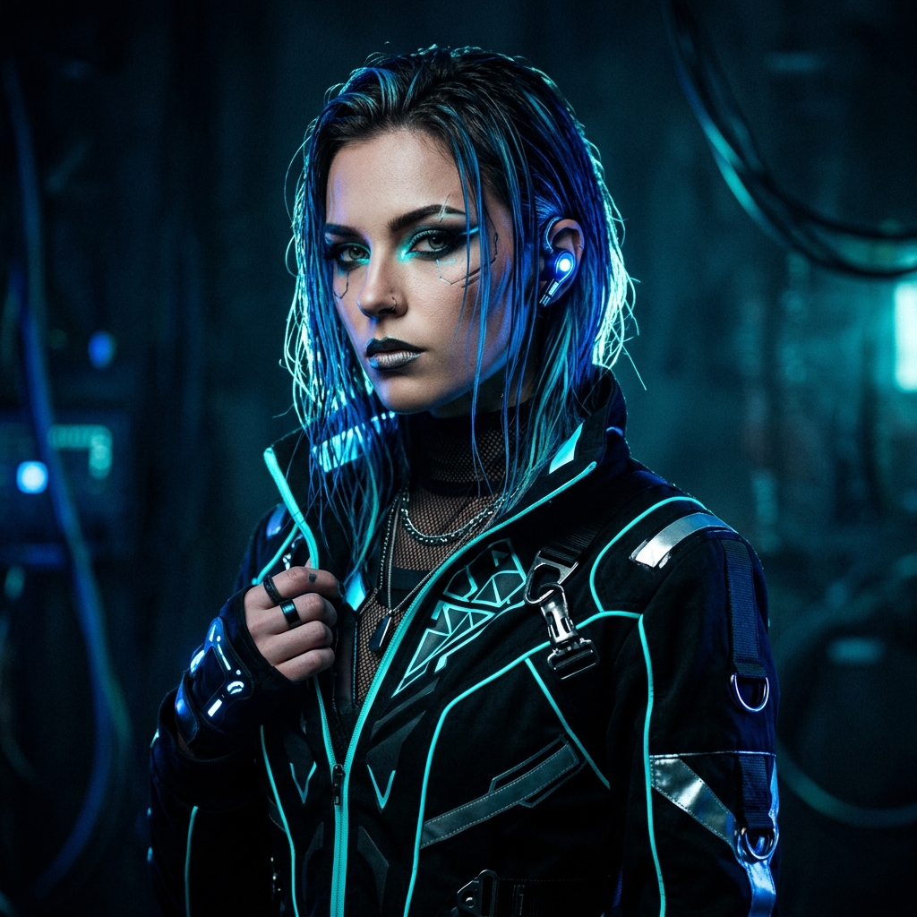 Cyber Aesthetic Portrait